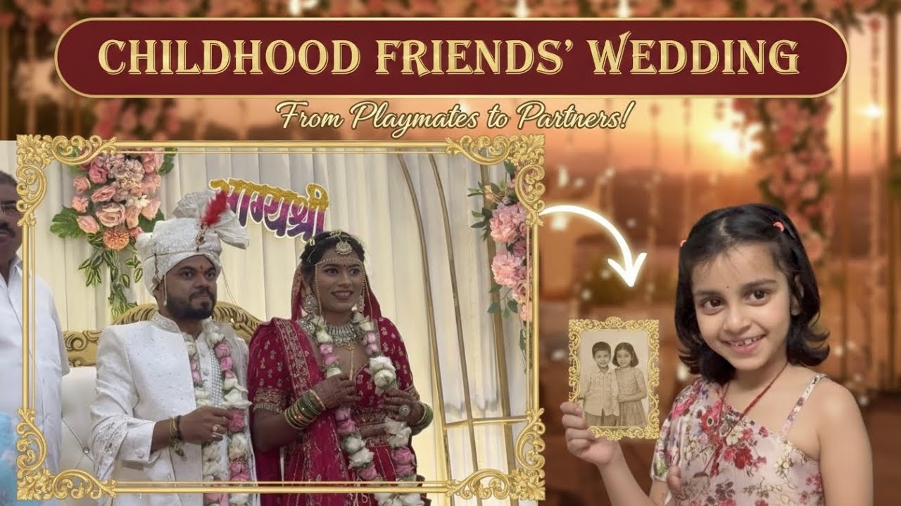 My Childhood Friend’s Wedding Vlog | 11 Year Love Story Finally Married ❤️ | Indian Wedding Prep