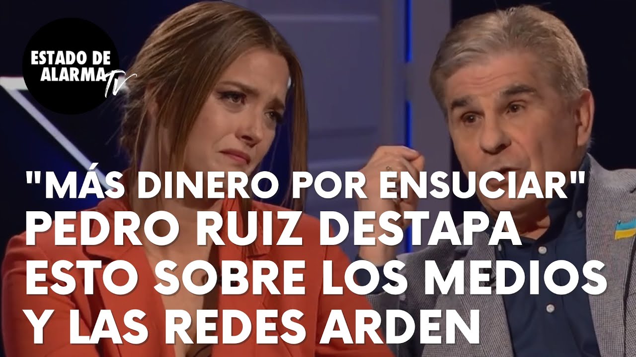 Pedro Ru&iacute;z destapa esto de los medios de comunicaci&oacute;n y las redes arden: &ldquo;M&aacute;s dinero por ensuciar&rdquo;