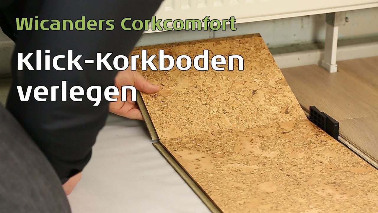 Wicanders  Korkboden verlegen