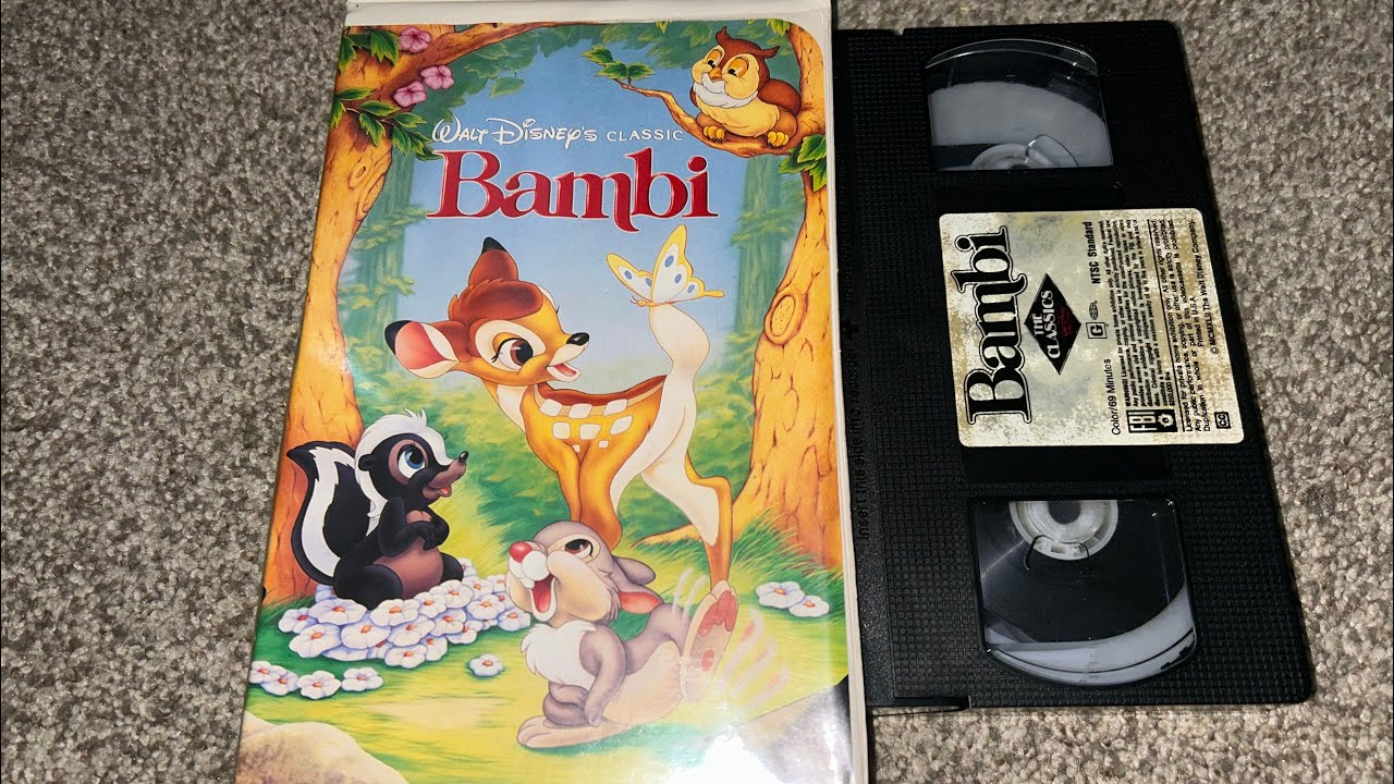Opening To Bambi 1989 VHS