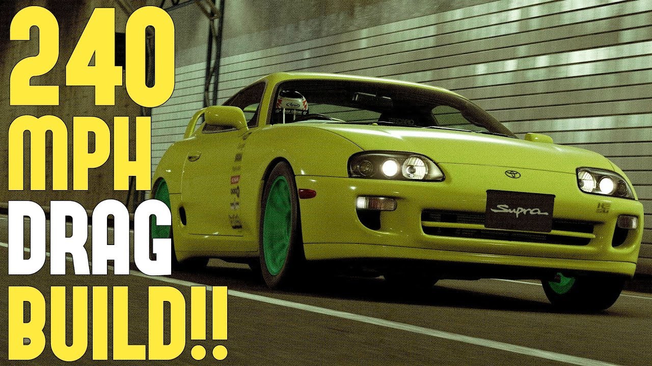 GT SPORT - (240+ MPH) SUPRA RZ Drag Tune Setup