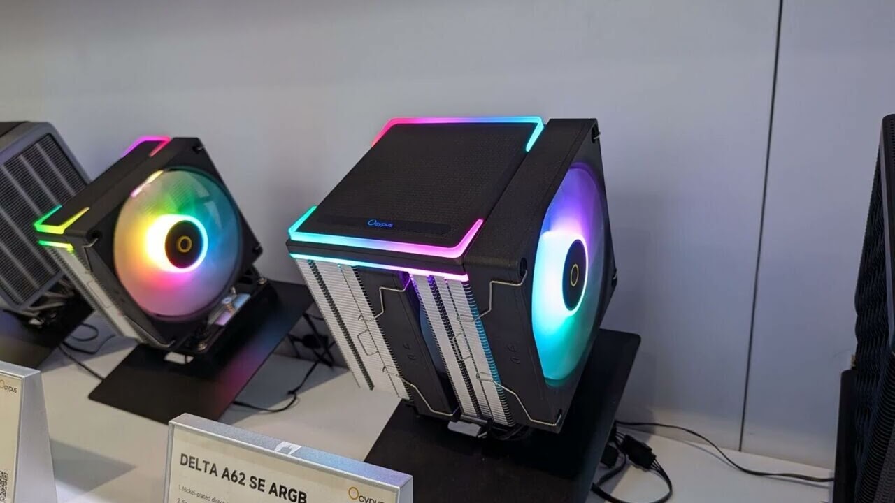 Ocypus показывает новые системы охлаждения и корпуса для ПК на Computex 2026