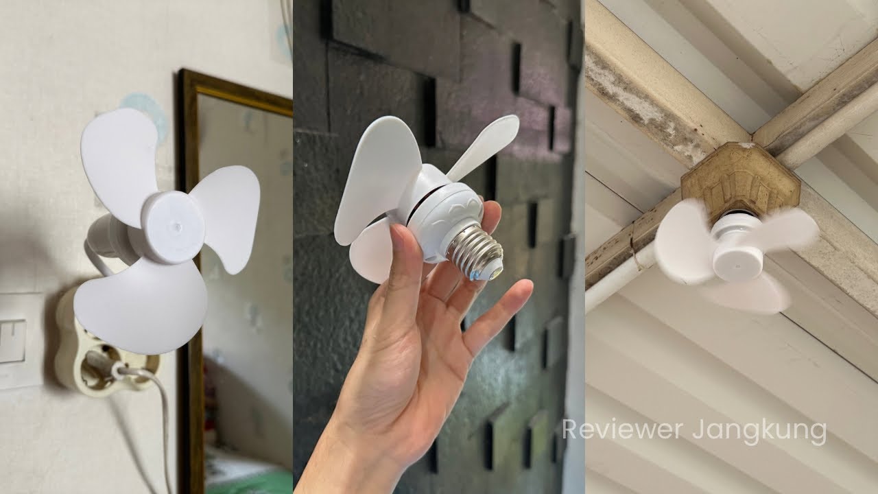 5” E27 Socket DC Brushless Fan | Kipas Angin Fitting Lampu