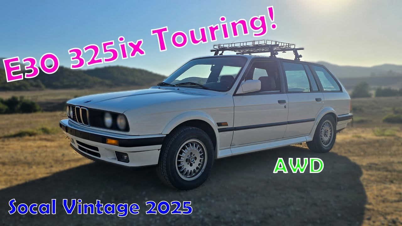 I BOUGHT A E30 325IX TOURING! ALL WHEEL DRIVE E30 & THE SOCAL VINTAGE 2025 MEET!