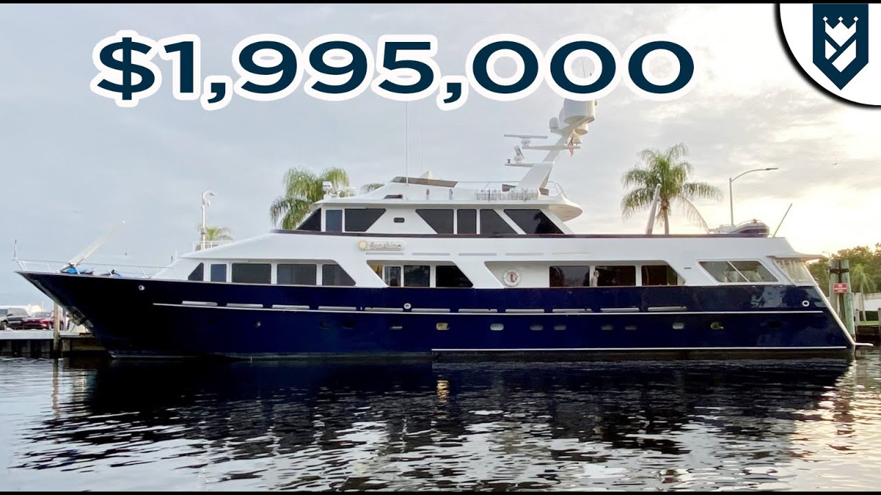 THIS 124' YACHT HAS BEEN DONATED TO CHARITY!