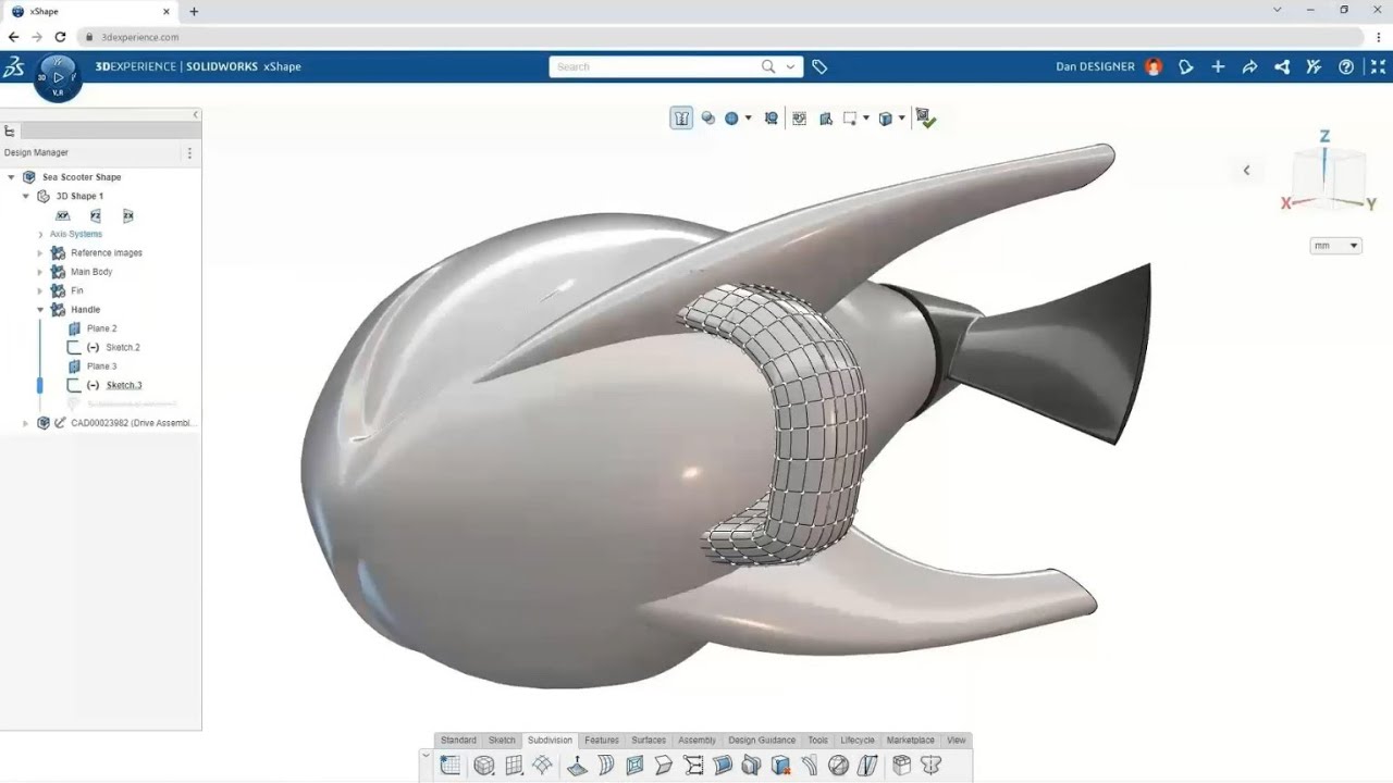 Nouveautés SOLIDWORKS & 3DEXPERIENCE Works 2023 - 3D Sculptor