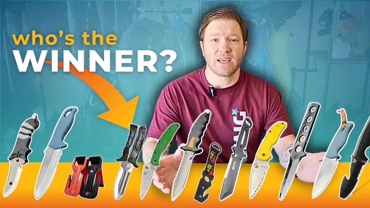 Best SCUBA Dive Knives! All tested and reviewed!