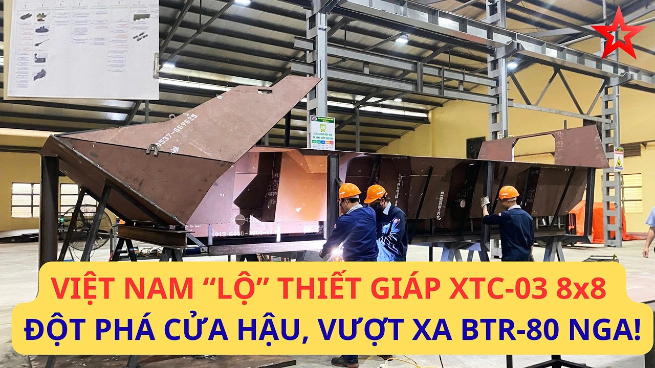 PRO! Việt Nam hé lộ xe thiết giáp XTC-03 8x8, cửa hậu, hơn hẳn BTR-80 Nga