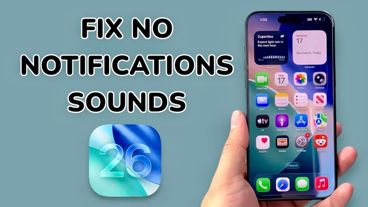 How To Fix No Notifications Sounds After iOS 26 Update