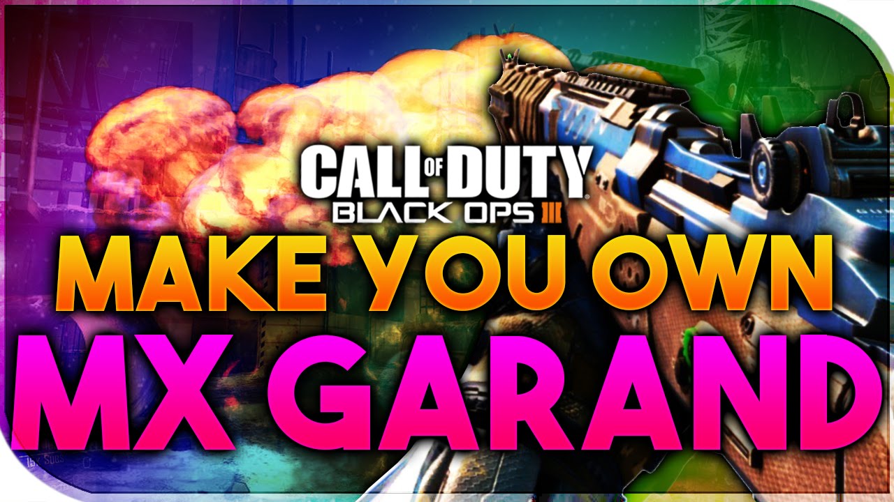 Black Ops 3 | MAKE YOUR OWN MX GARAND - MX GARAND CLASS SETUP FOR SHEIVA (BO3 MX GARAND)