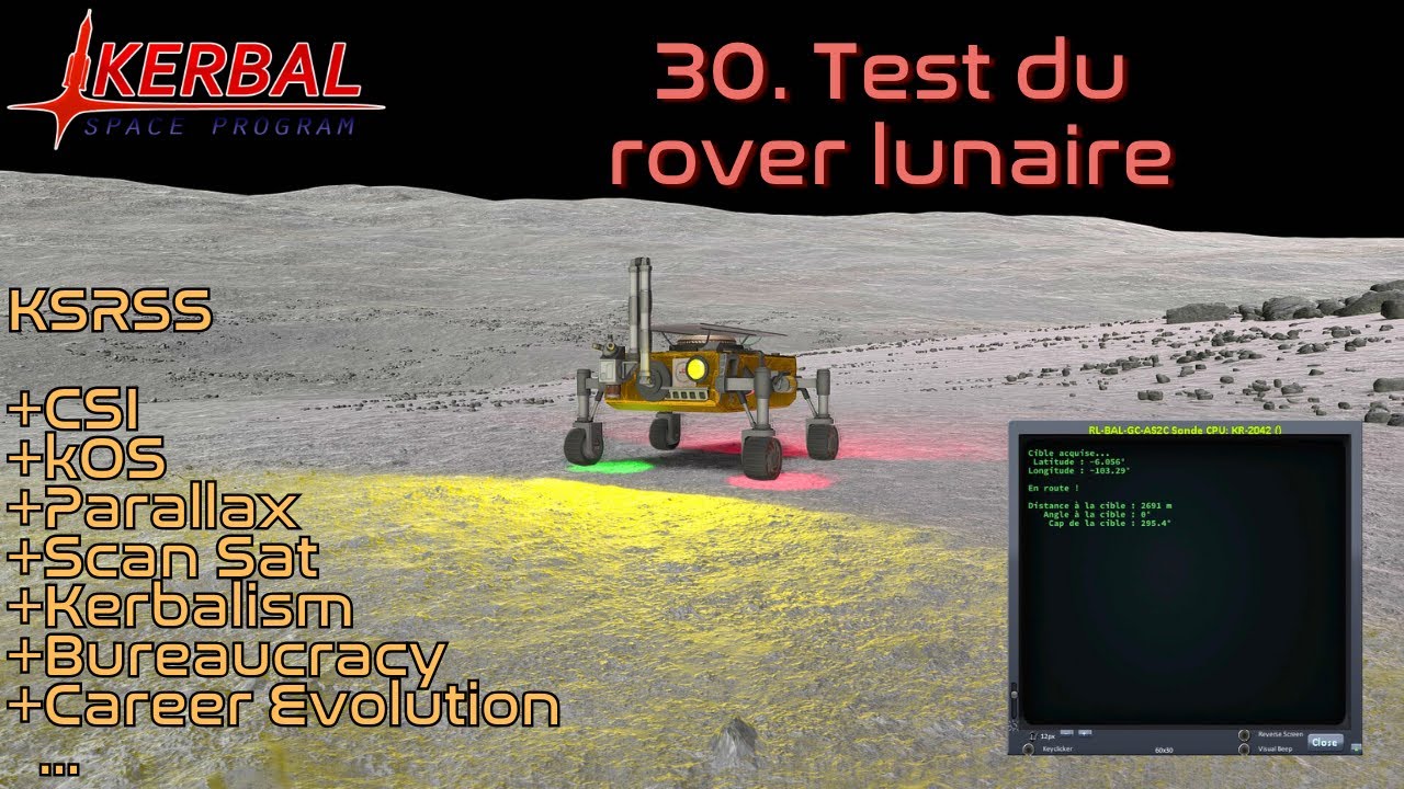 [FR] KSP || Ép 30 || Test du rover lunaire