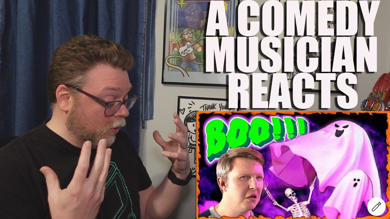 A Comedy Musician Reacts | BOO!!! - A Halloween Music Video (Piemations) [REACTION/ANALYSIS]