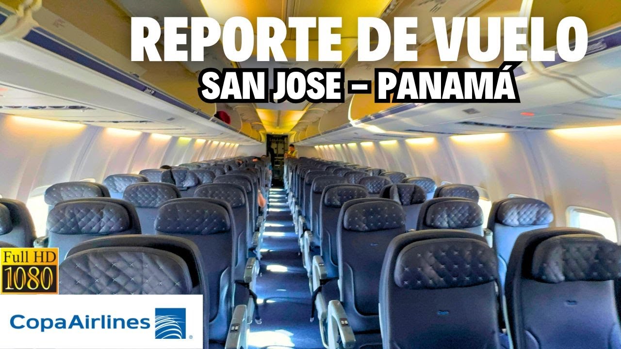 Copa Airlines' most in-demand route? | San Jos&eacute; - Panama | Boeing 737 | TRIPREPORT #58 | HD
