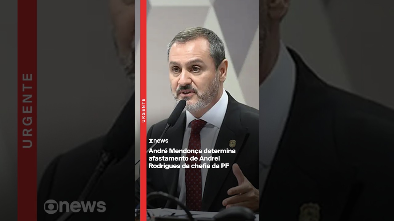 Andr&eacute; Mendon&ccedil;a determina afastamento de Andrei Rodrigues da chefia da PF