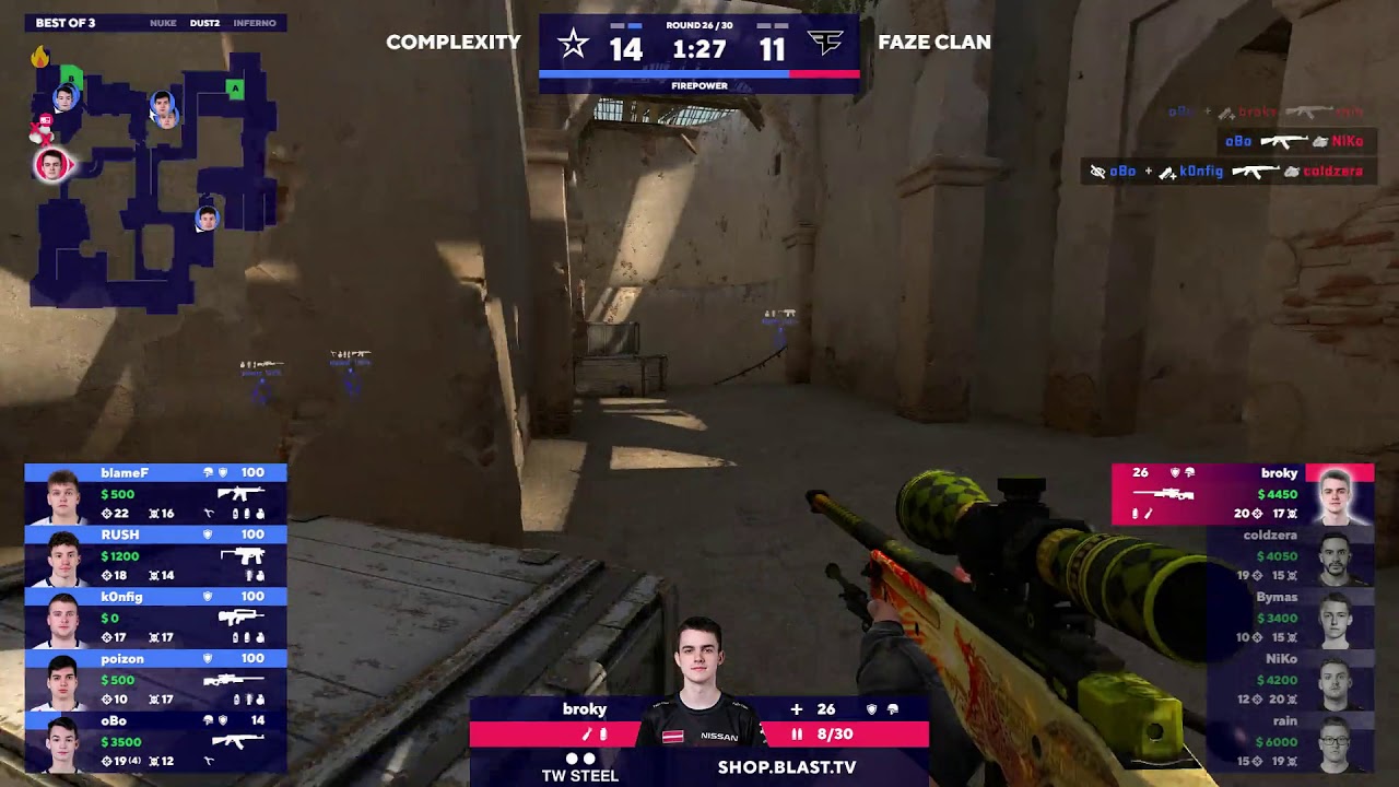 oBo shuts down FaZe Clan with a 4k