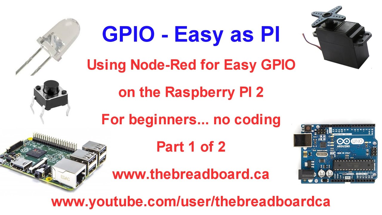 GPIO - Easy as PI... part 1 of 2 - intro to my first Node-Red program