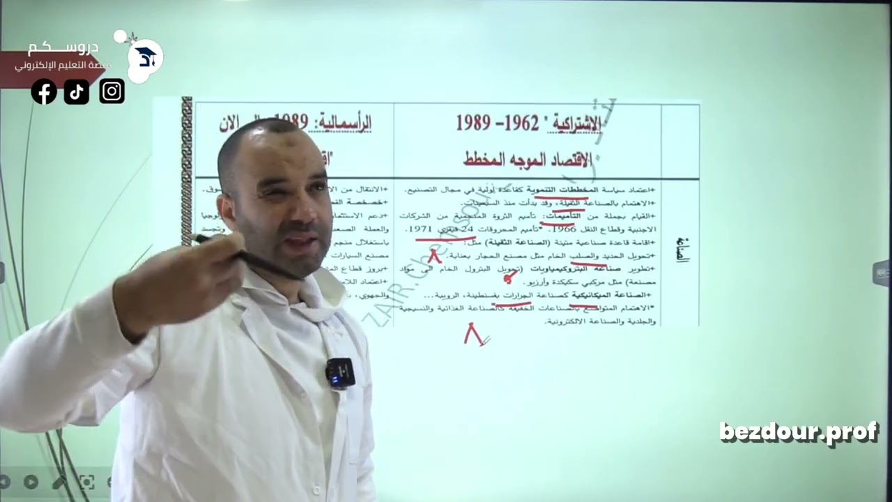 الوحدة 02 :جغرافيا التحولات الاقتصادية