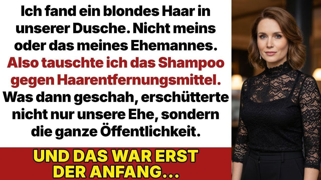 Ich tauschte das Shampoo und fand raus, dass er mich betrügt!
