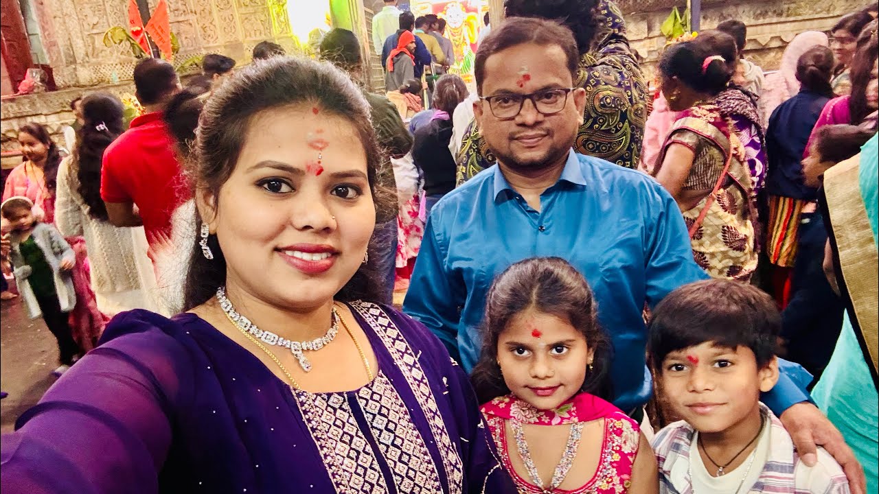 🥹🌺🍃🙌नवीन वर्षाची सुरुवात महाकाली मंदिरात गेलेत.