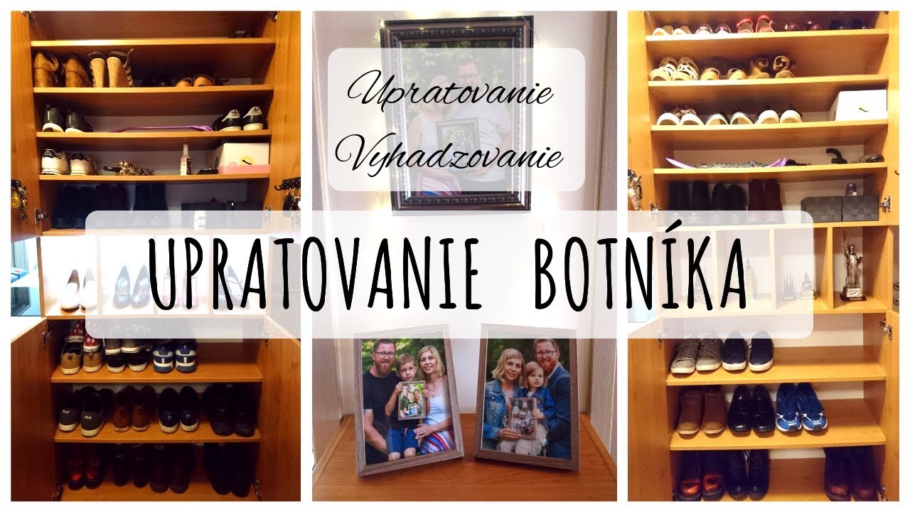 🍂JESENNÉ UPRATOVANIE BOTNÍKA 🍂  - Shoe cabinet organization and declutter