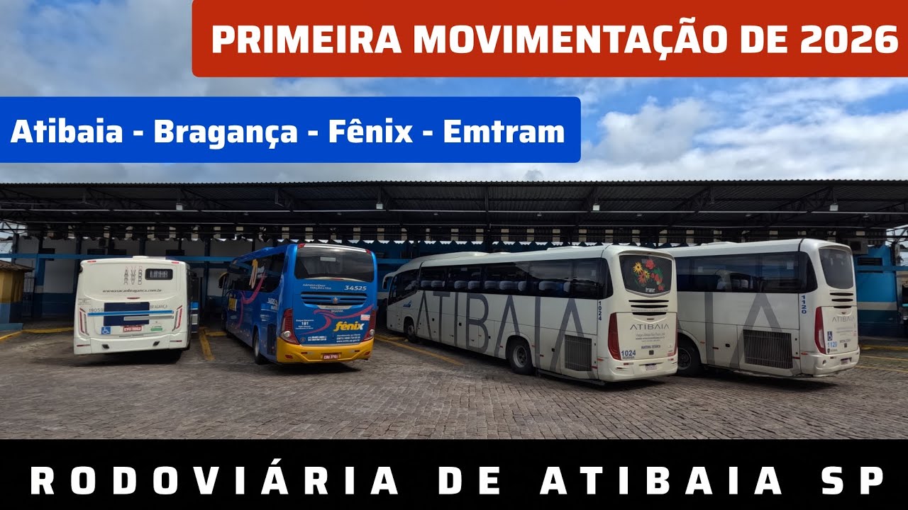 ATIBAIA SP - O PRIMEIRO REGISTRO DE 2026 DO TERMINAL RODOVIÁRIO!