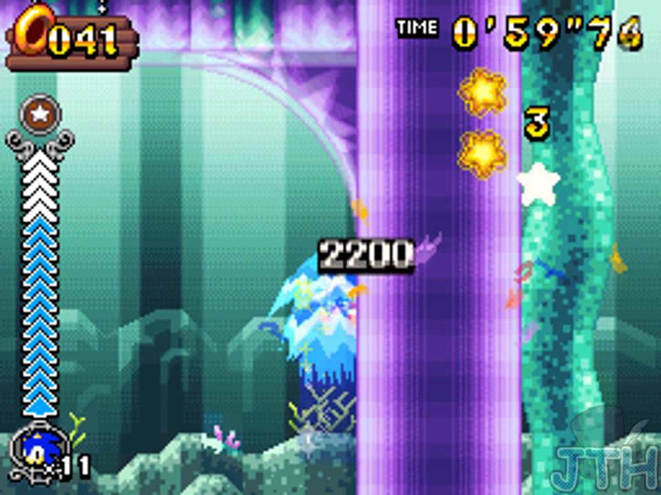 Sonic Rush Adventure - Coral Cave S-Rank (Sonic - Act 1/Act 2/Boss)