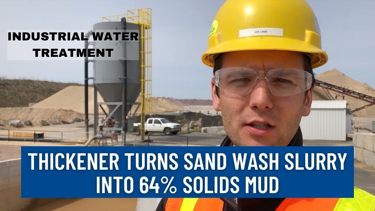 Industrial Wastewater Clarifier at a Sand & Gravel Producer - Clearwater's CW1400HC