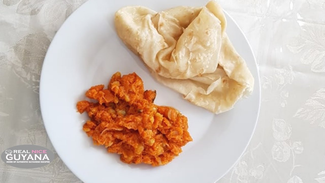 Fried Pumpkin and Shrimp, step by step Recipe Video II Real Nice Guyana.