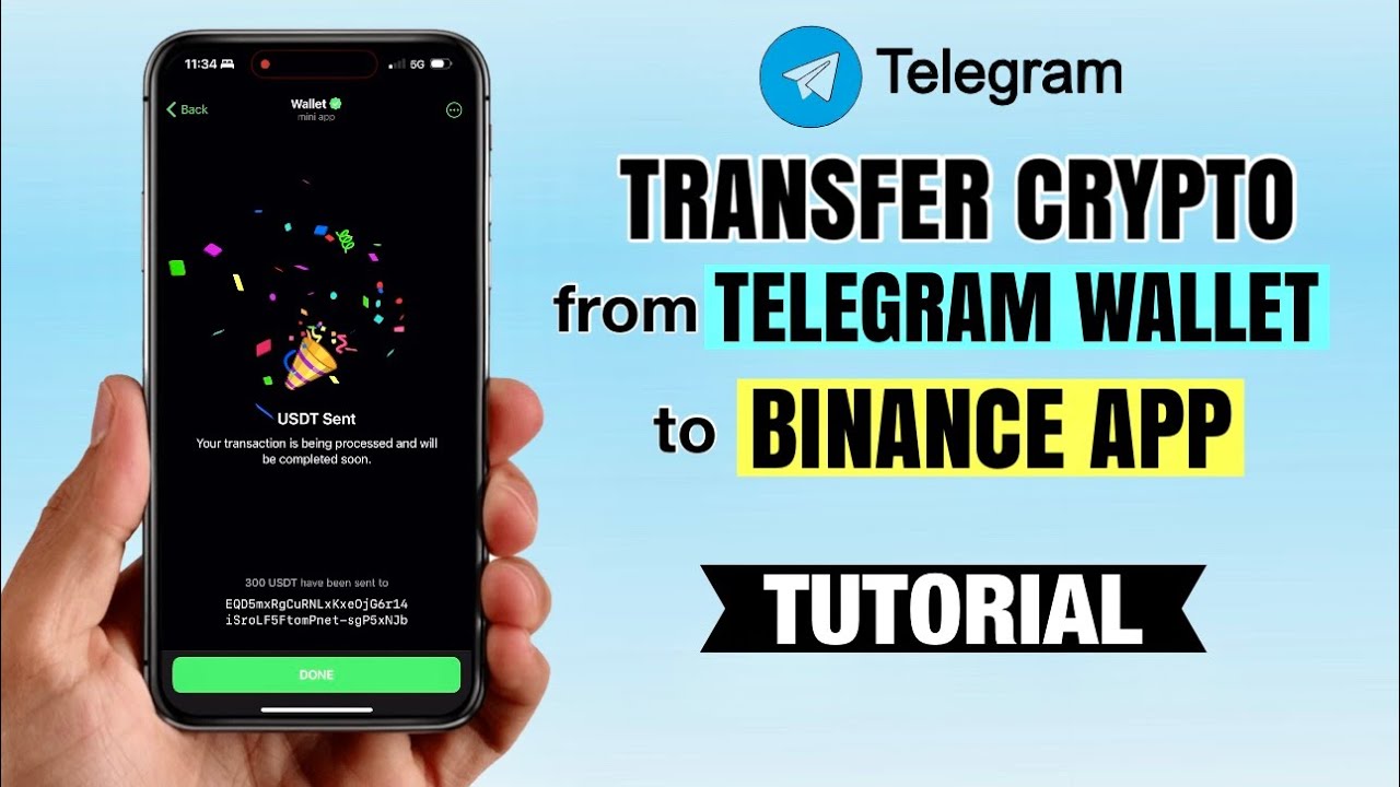 How to Transfer Crypto from Telegram Wallet to Binance App | Step-by-Step Guide