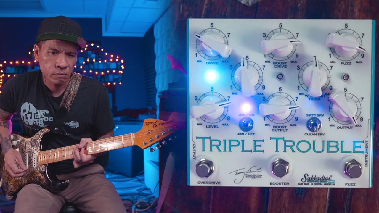 Sabbadius Triple Trouble pedal (2020) | Overdrive - Boost - Fuzz @sabbadius