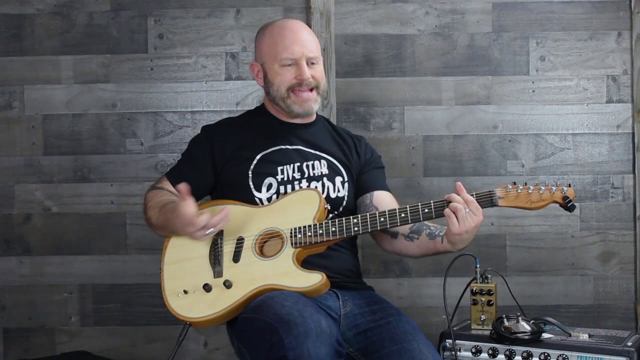 Fender American Acoustasonic Telecaster With Five Star Guitars