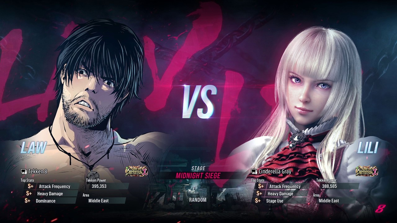 BSK (Law) VS Fahad (Lili) Tekken 8 Ranked