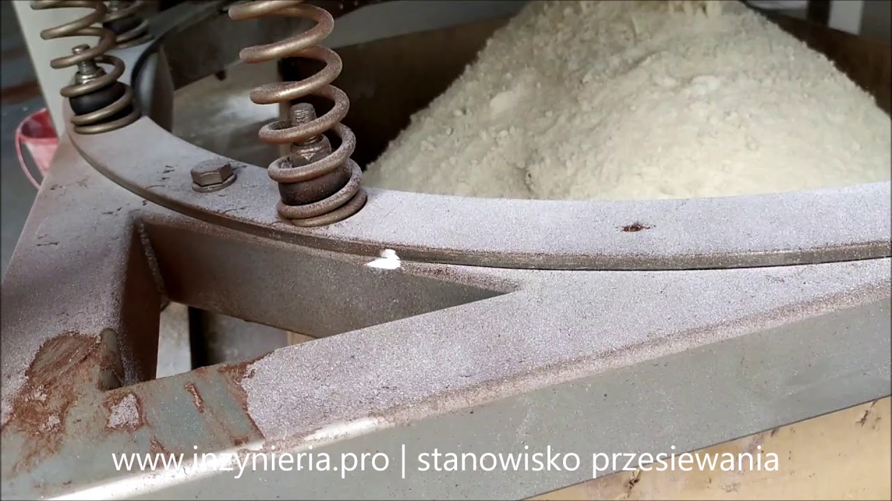Przesiewanie kontrolne - mąka owsiana | Przesiewacz wibracyjny | IPRO