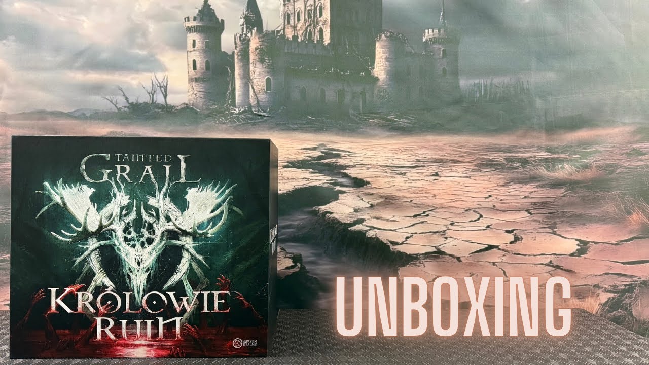 Tainted Grail: Królowie Ruin - UNBOXING (Gamefound)