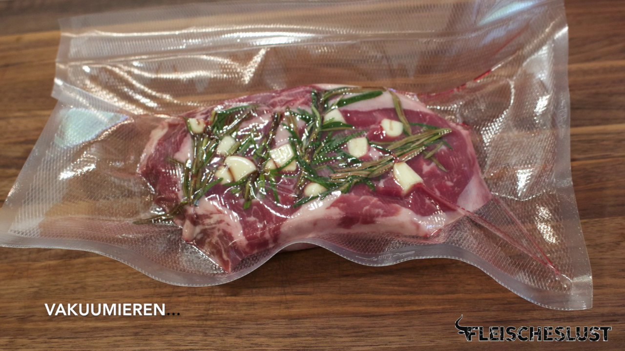 Steak sous-vide zubereitet