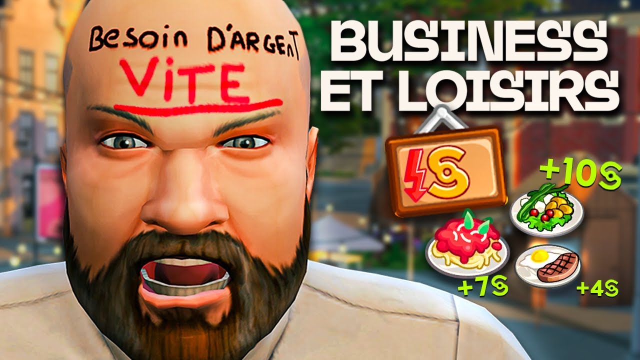 Devenir RICHE avec un BUSINESS de nourriture ? (TROP DUR 😭) | Challenge SIMS 4