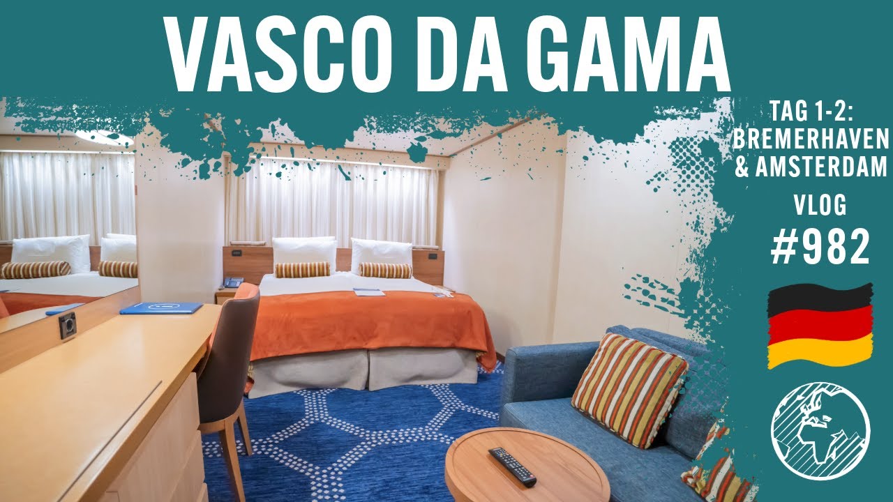 Vasco Da Gama | Tag 1 & 2 | Bremerhaven & Amsterdam | nicko cruises | Vlog 982