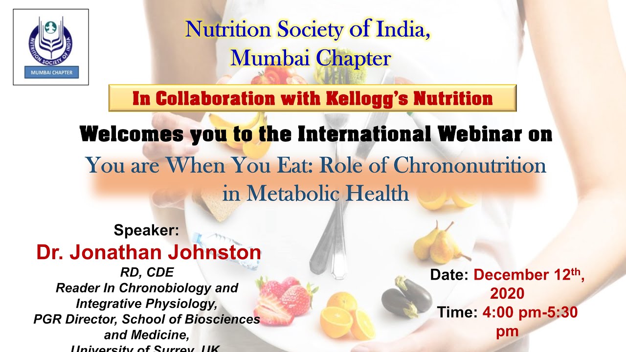 You are when you eat: Role of Chrononutrition in Metabolic Health
