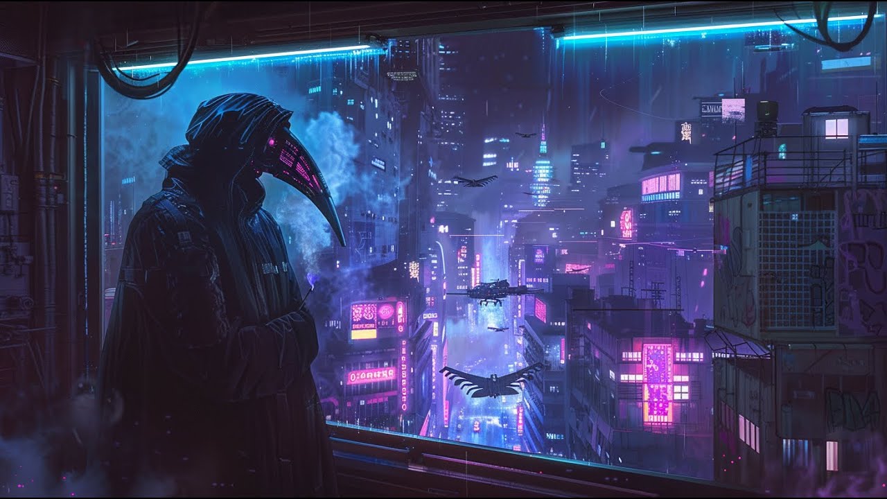 Dark Ambient Dystopian Sci-Fi Music for Studying | 1 Hour