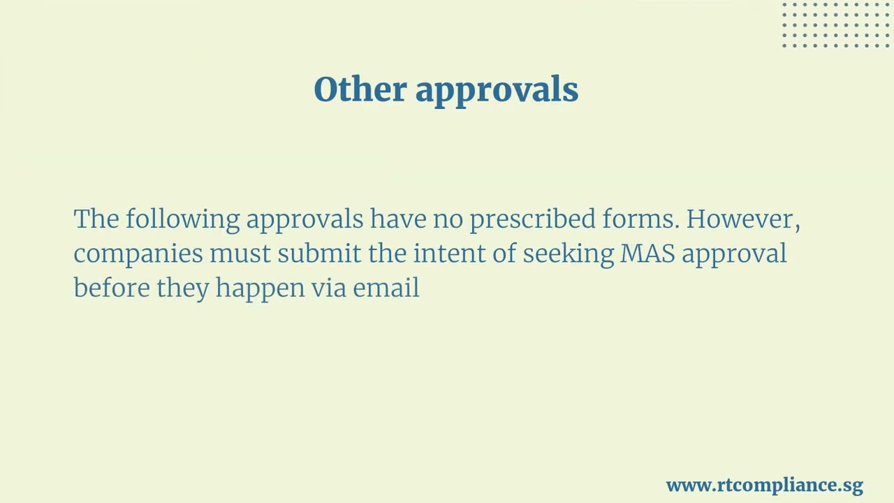 MAS Compliance Toolkit for Licensed Fund Management Companies LFMC