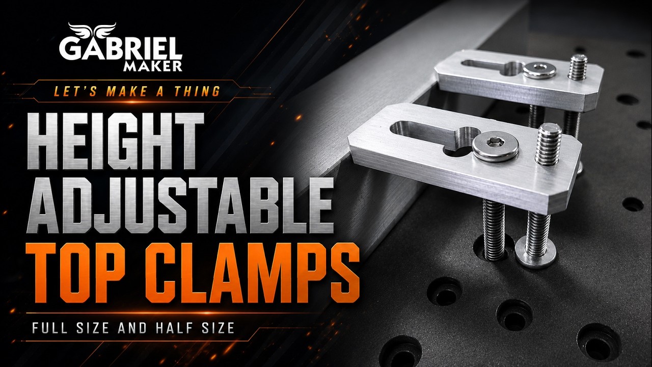 Makera Z1 Pro: CNC Machining Height-Adjustable Top Clamps  | Let&rsquo;s Make a Thing Ep. 2 - Makerables