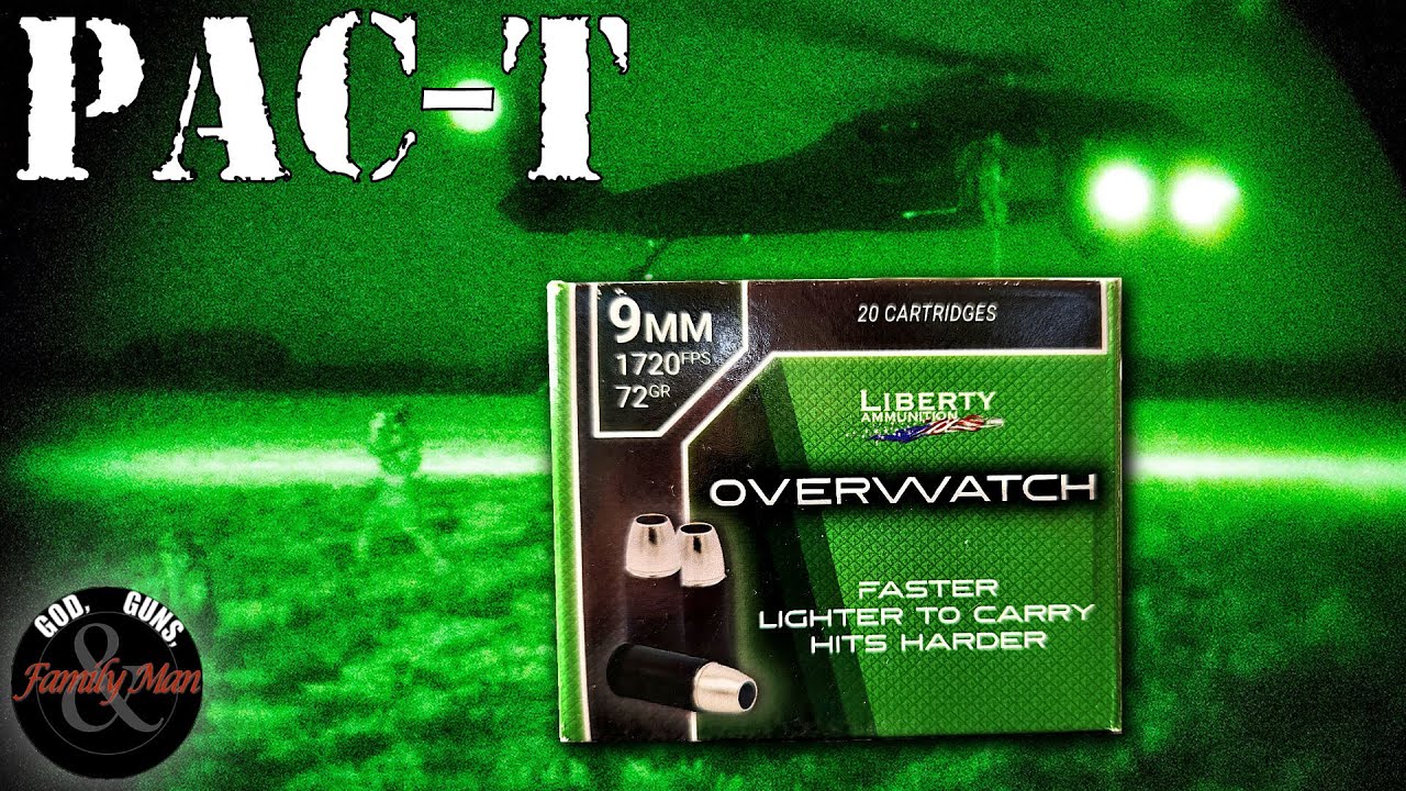 Liberty Ammunition OVERWATCH Review and Testing (72 gr. 9mm barrier-blind bullets)