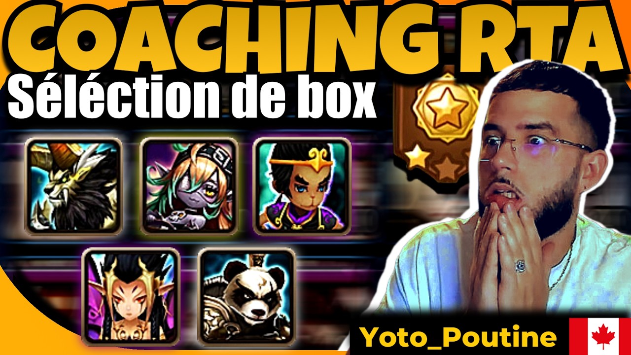 UNE BOX À EN FAIRE B*NDER PLUS D'UN ! [Summoners War - Coaching RTA Yoto_Poutine]