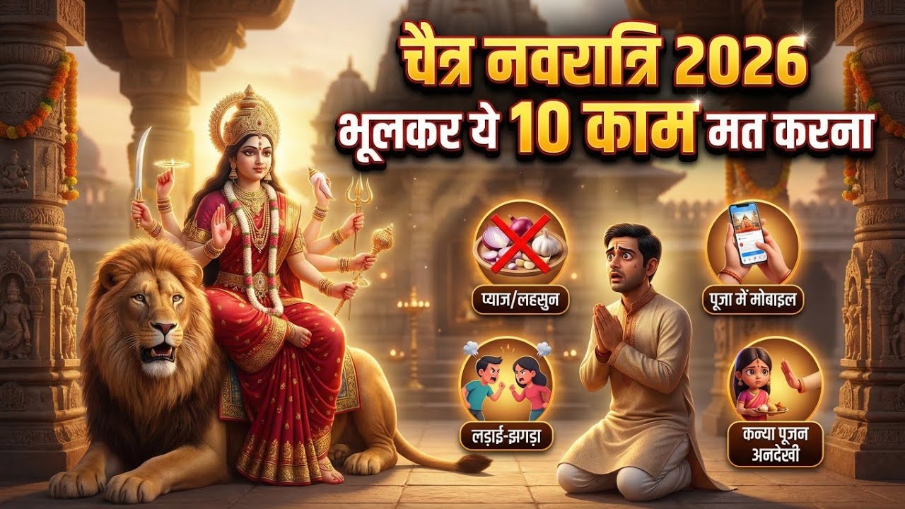 Chaitra Navratri 2026: भूलकर भी ये 10 काम मत करना 😱 | Mata Rani Ho Sakti Hain Naraz