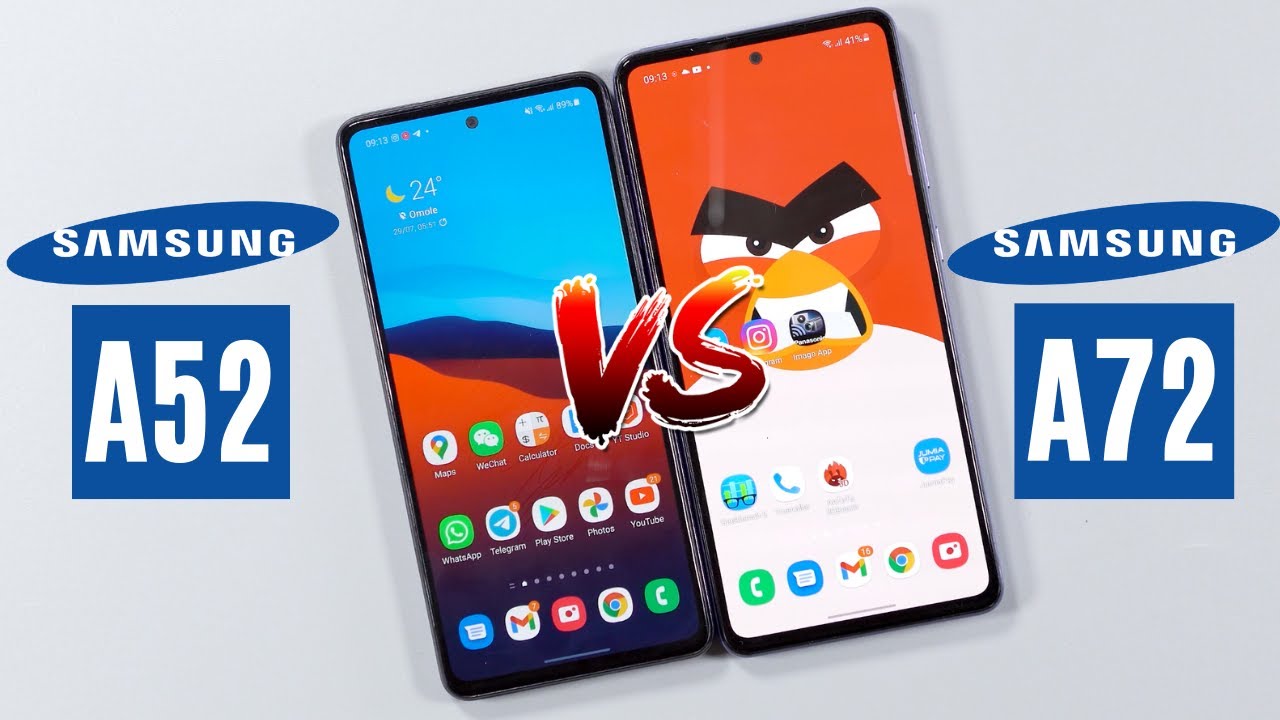 Samsung Galaxy A72 против Samsung Galaxy A52: сравнение прочности, дисплея, производительности и ...