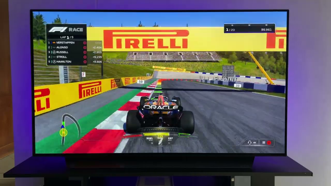 F1 23 + LG Oled C2 (Xbox Series X) 4k 120 Fps