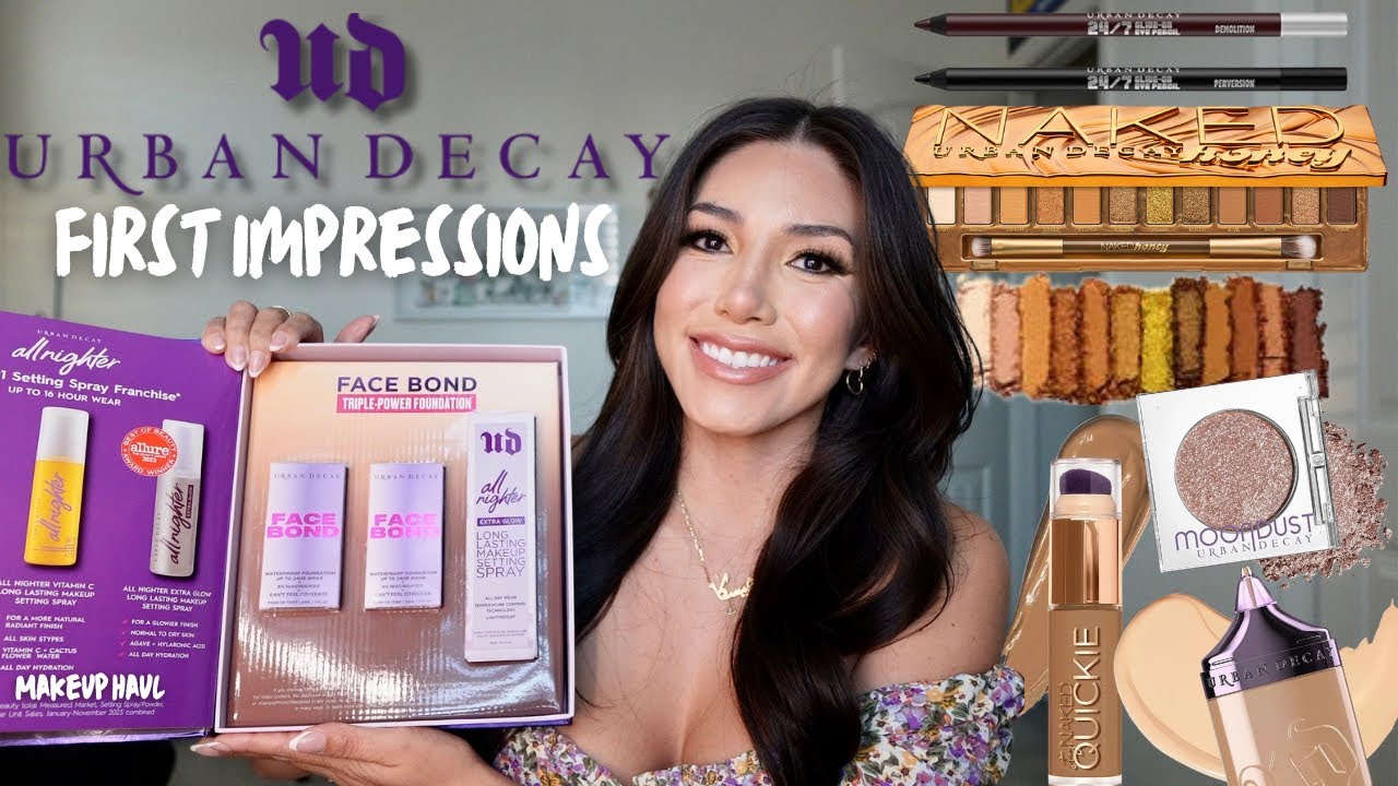 Trying Urban Decay Makeup for the First Time | Full Review & First Impressions!
