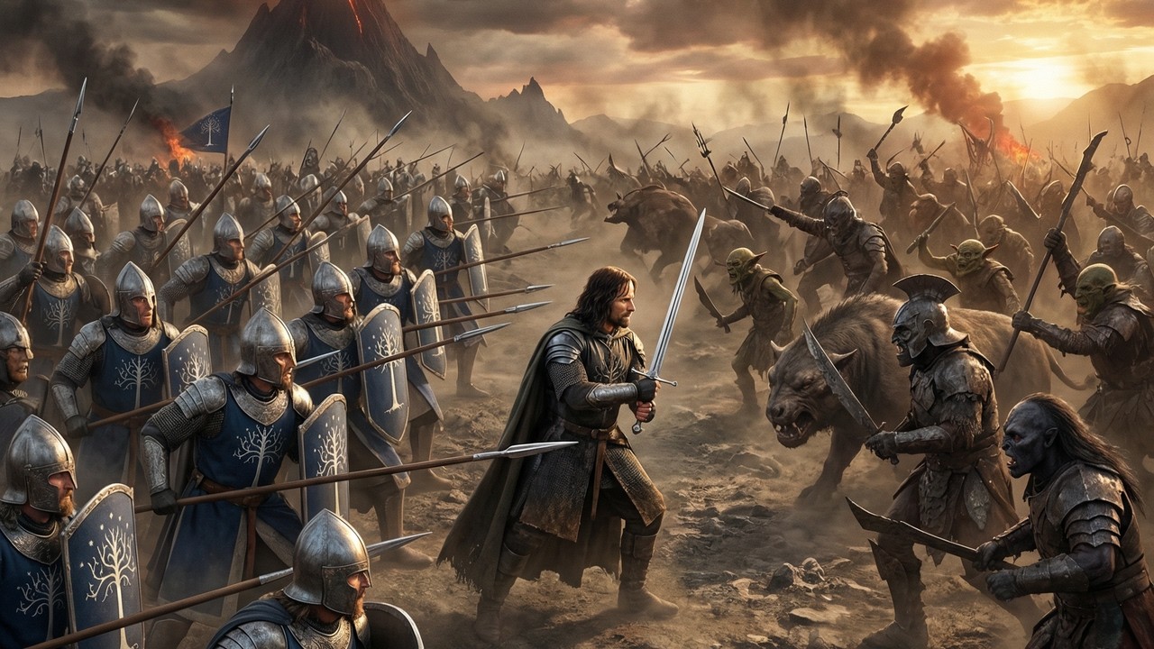 Men Vs Mordor is the Most fun Match up  | Lotr BFME2 Rotwk 2.02 v9.6.4