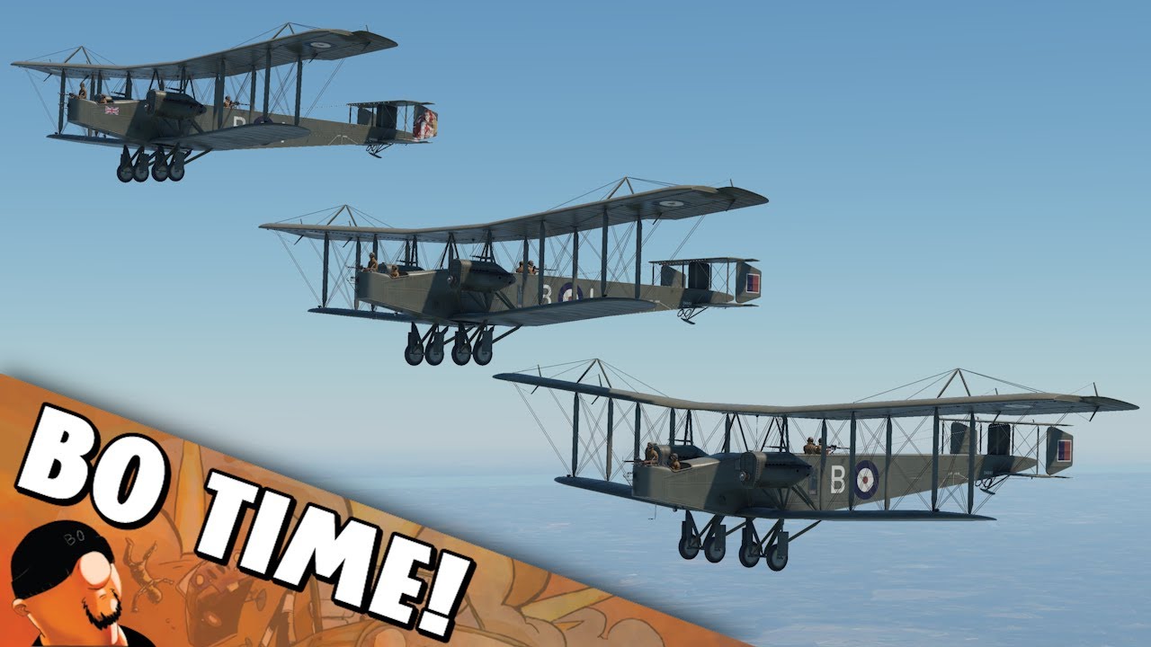 Flight Of The Handley Page! - Flying A WWI Bomber In War Thunder