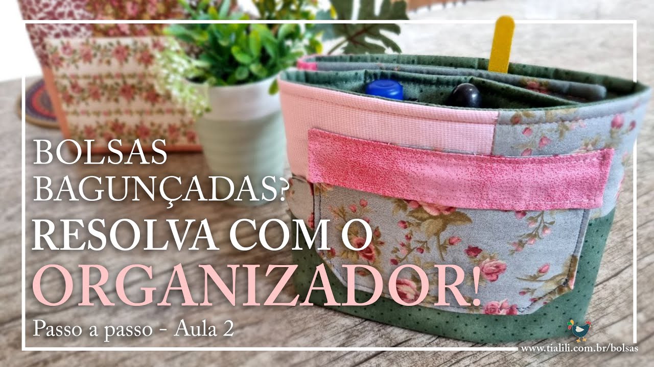 ORGANIZADOR DE BOLSAS: como fazer organizador para bolsa em patchwork, passo a passo 2 #patchwork